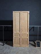 Antique 3 Panel Solid Double Doors - 43.5x98.75 - N161