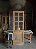 8 Lite Antique Glass Single Door - 28x86 J486