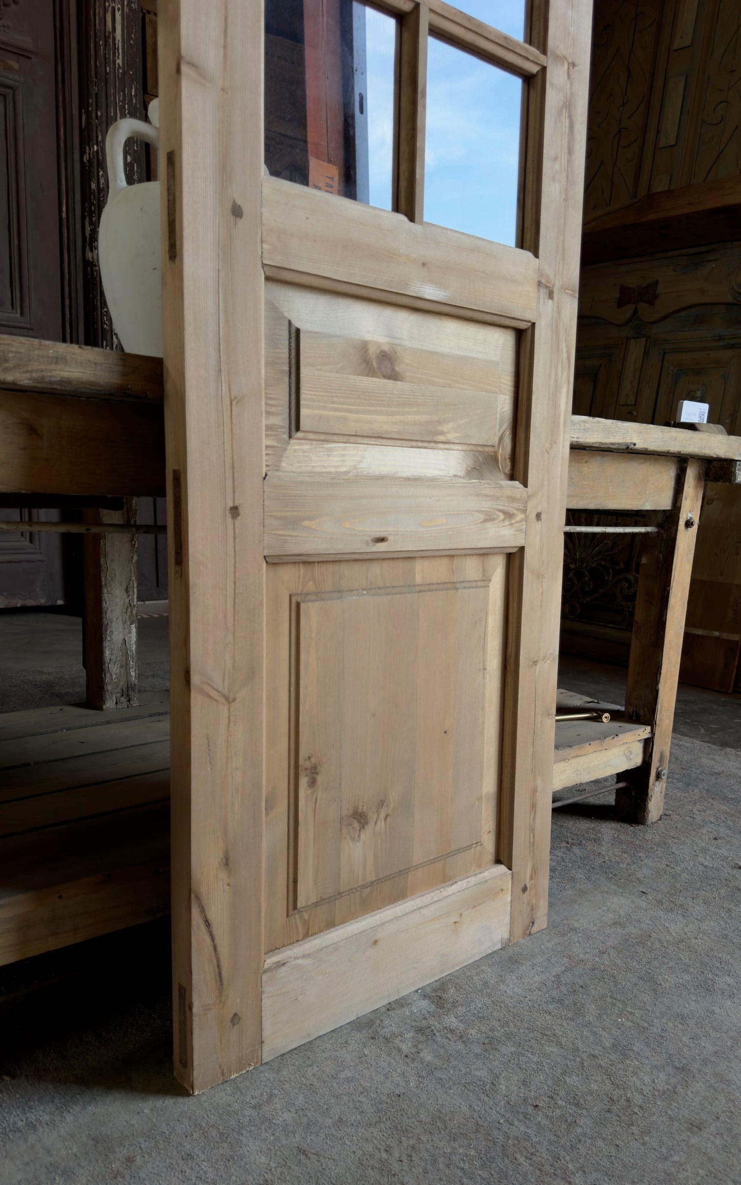 Handcrafted 8 Lite Single Glass Door - 24x80 L4