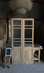 Antique Glass 5 Lite French Doors - 39.75x84 - L700