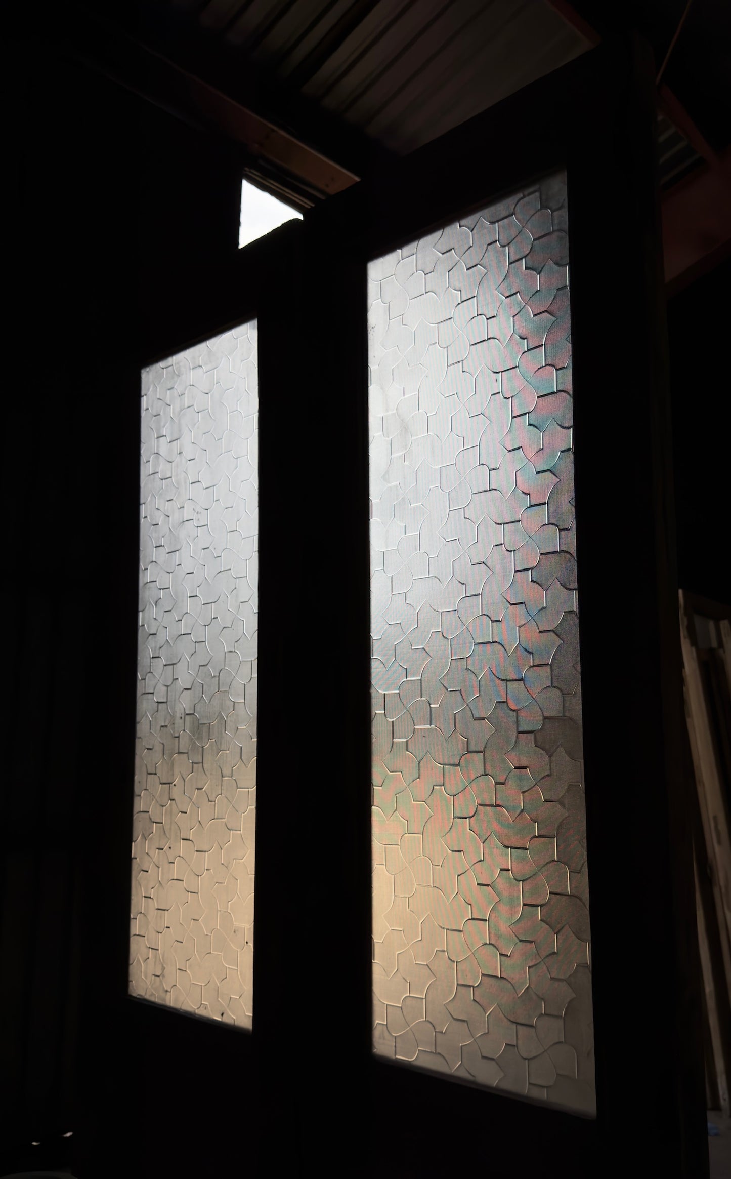 Glass Antique French Doors - 43x93 K89