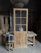 6 Lite Antique Glass Single Door - 30.75x88 K124
