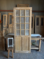 12 Lite Antique Single Glass Door - 32x85 F68