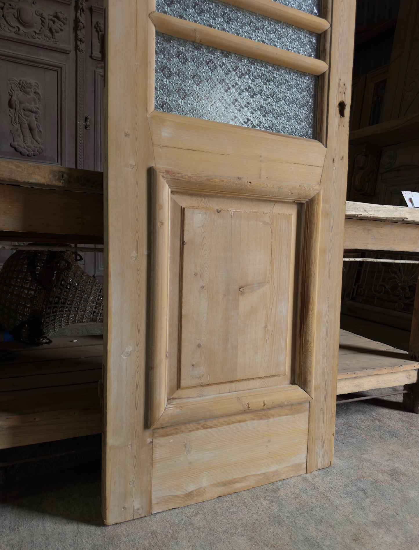 Single Antique Glass Door - 26x79.25 J523