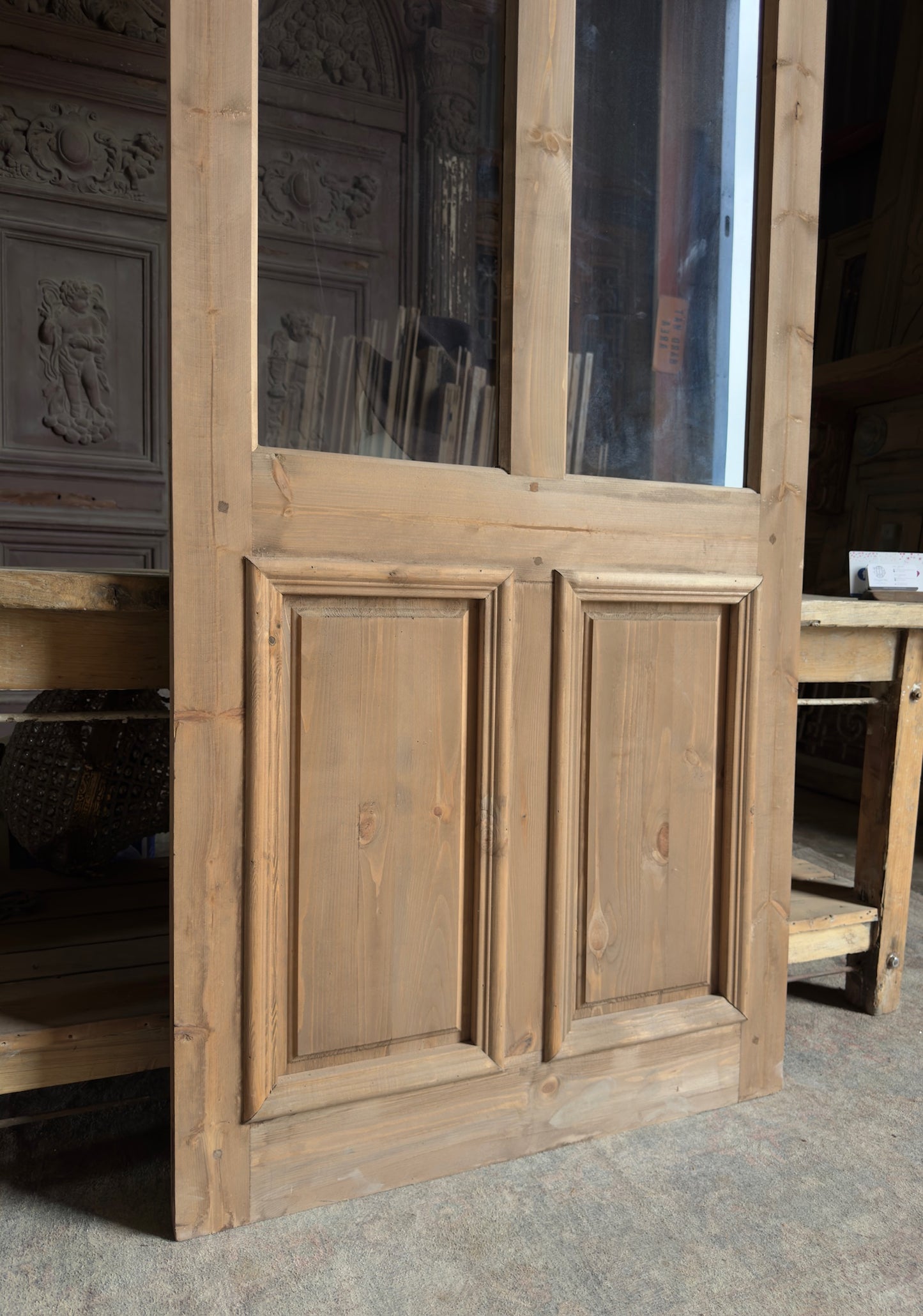Handcrafted 2 Lite Single Glass Door - 36x96 K18
