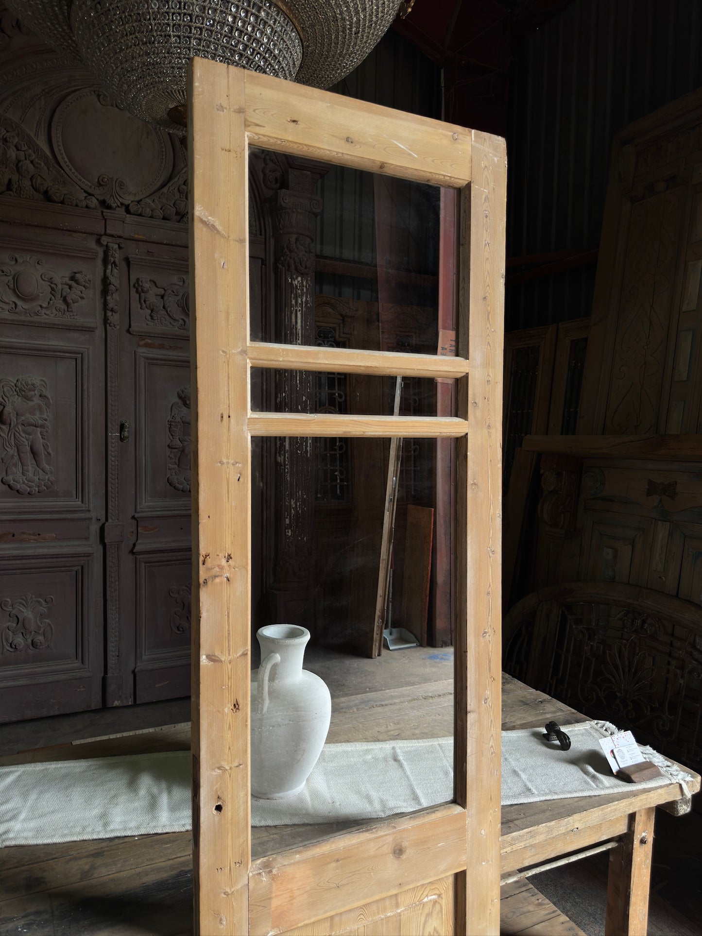 Single Antique Glass Door - 24x86.75 J359