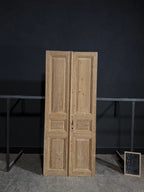 Antique 3 Panel Solid Double Doors - 39.5x94.5 - N381