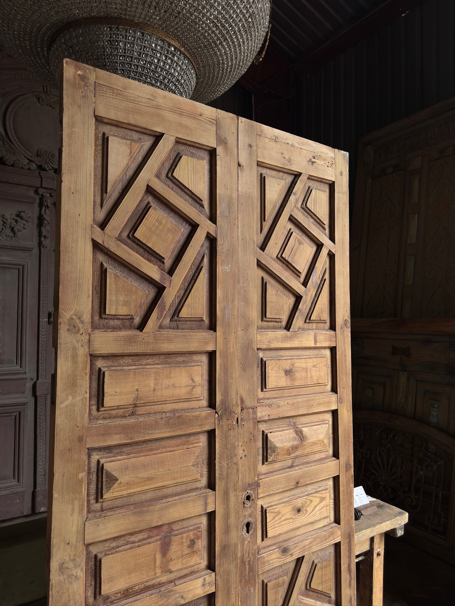 Antique Moraccan Style Solid Doors -43.75x91.5 J115