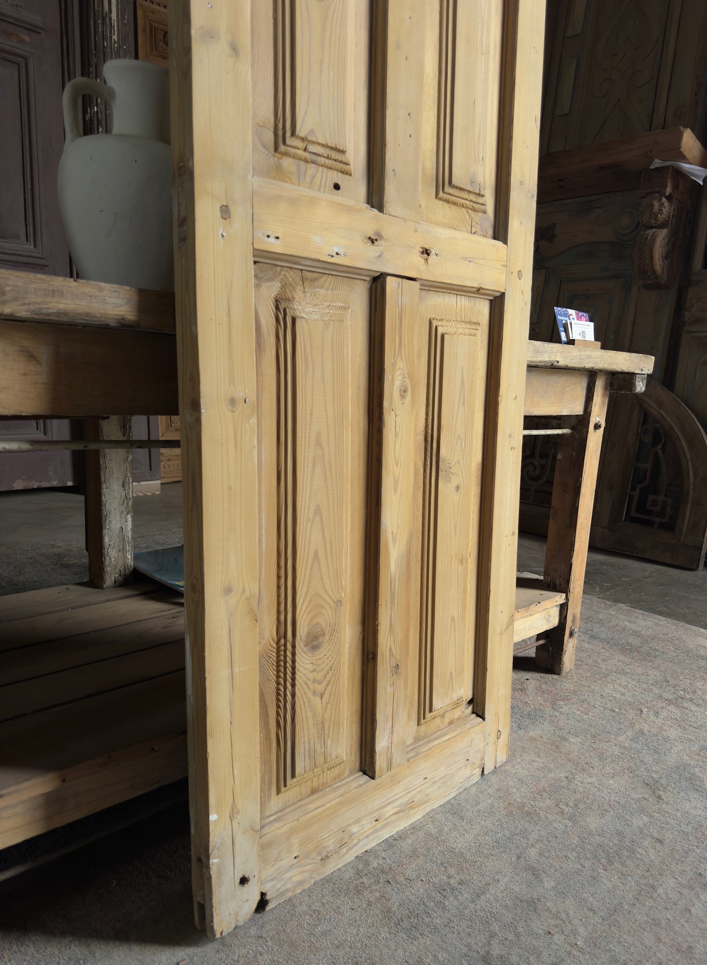 5 Panel Single Solid Antique Door - 25x80 K228