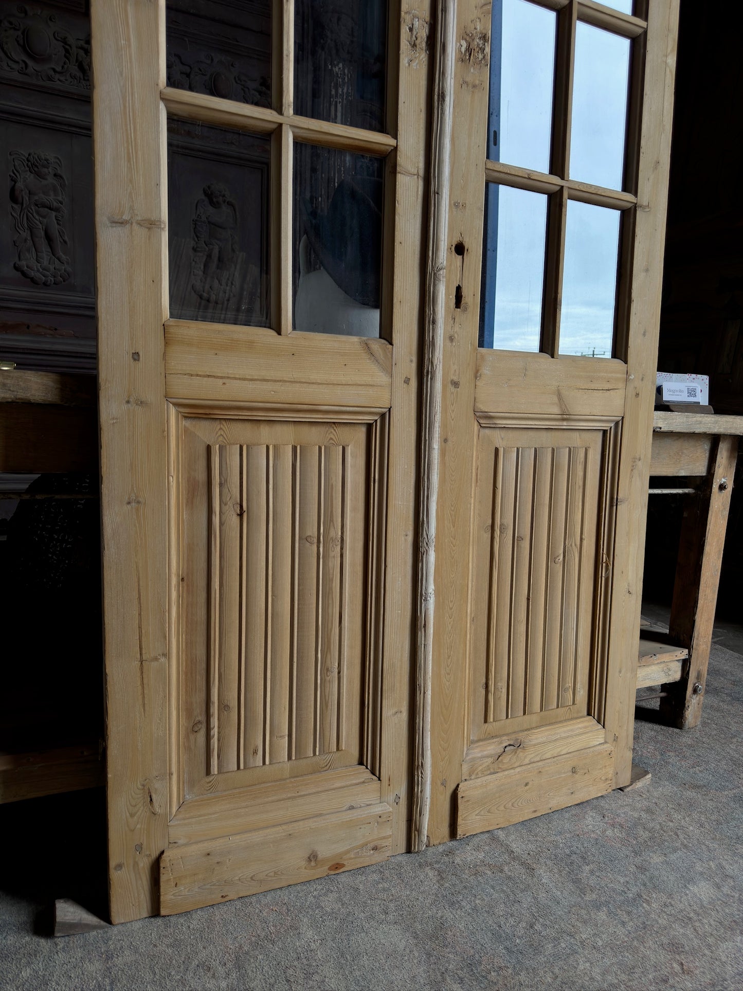 10 Lite Antique French Doors - 40.25x96.5 J581