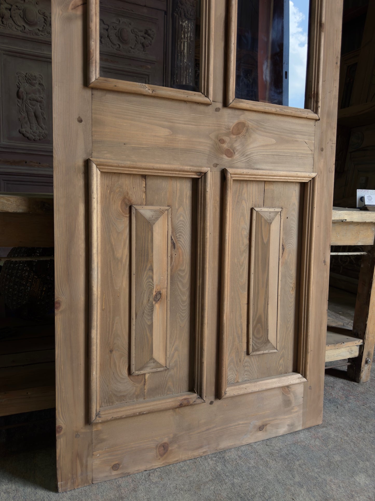 Handcrafted 2 Lite Arched single Door - 36x96 K10