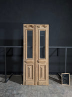 Antique Open Glass French Doors - 40x94.25 - N106