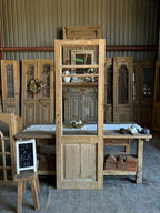 3 Light Antique Glass Door - 27x83.25 E321