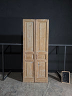 Antique 3 Panel Solid Double Doors - 39x96.5 - N127