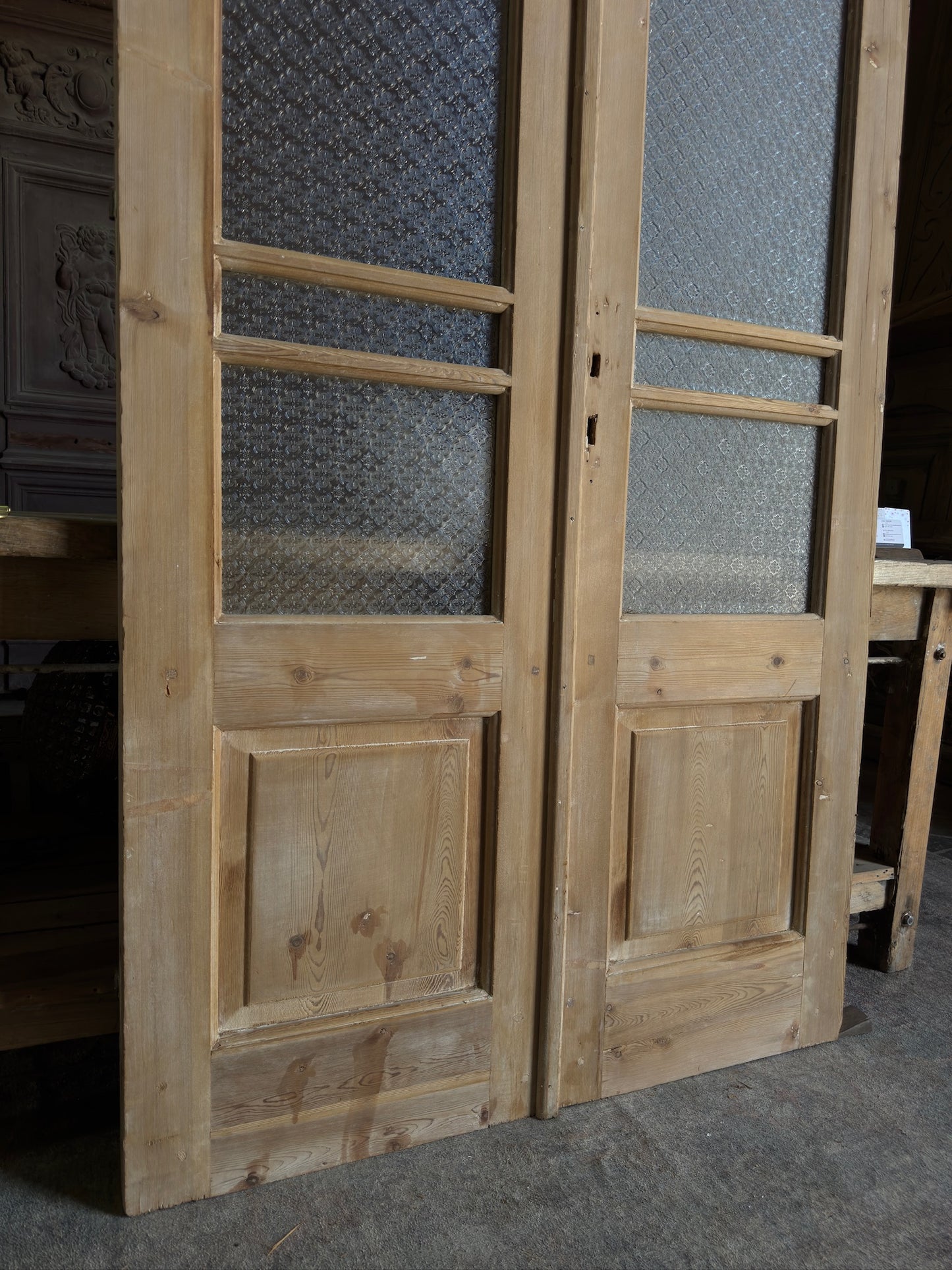 Glass Antique French Doors - 43x86.25 J571