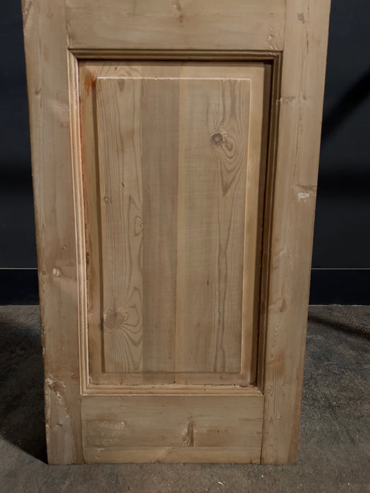 Antique Textured Glass Raised Panel French Door - 23x84.5 - N774