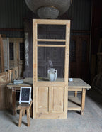 19th Century Antique Glass Door - 32x89.25 K117