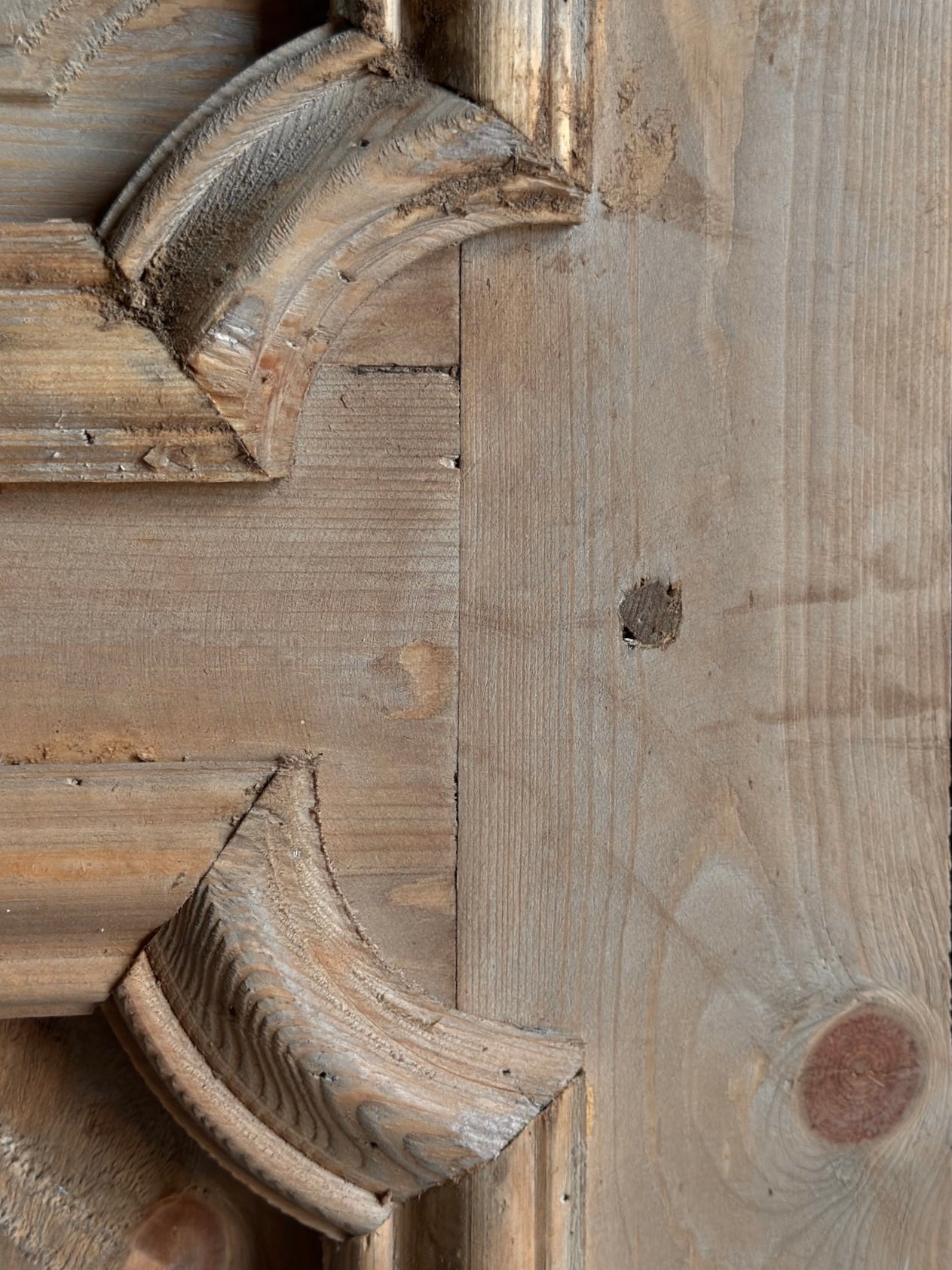 (The Edmund) Handcrafted Solid Wood French Doors - 48x96 K185