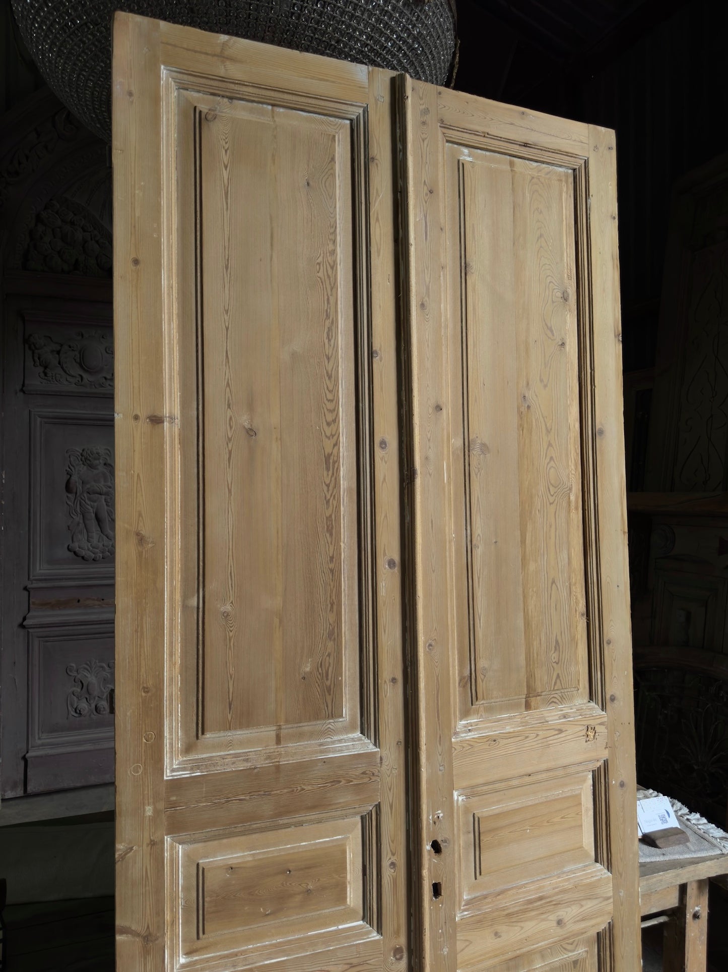 Solid Antique French Doors - 43.75x99 J545