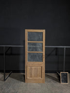Antique Obscured Glass 3 Lite Single Door - 31.75x85.75 - N358