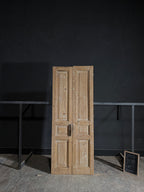 Antique 3 Panel Solid Double Doors - 35.5x91.75 - N479