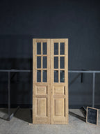 Antique Glass 6 Lite French Doors - 40x95.5 - N673