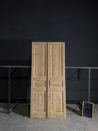 Antique Solid Double Doors - 40.75x90.5 - N563