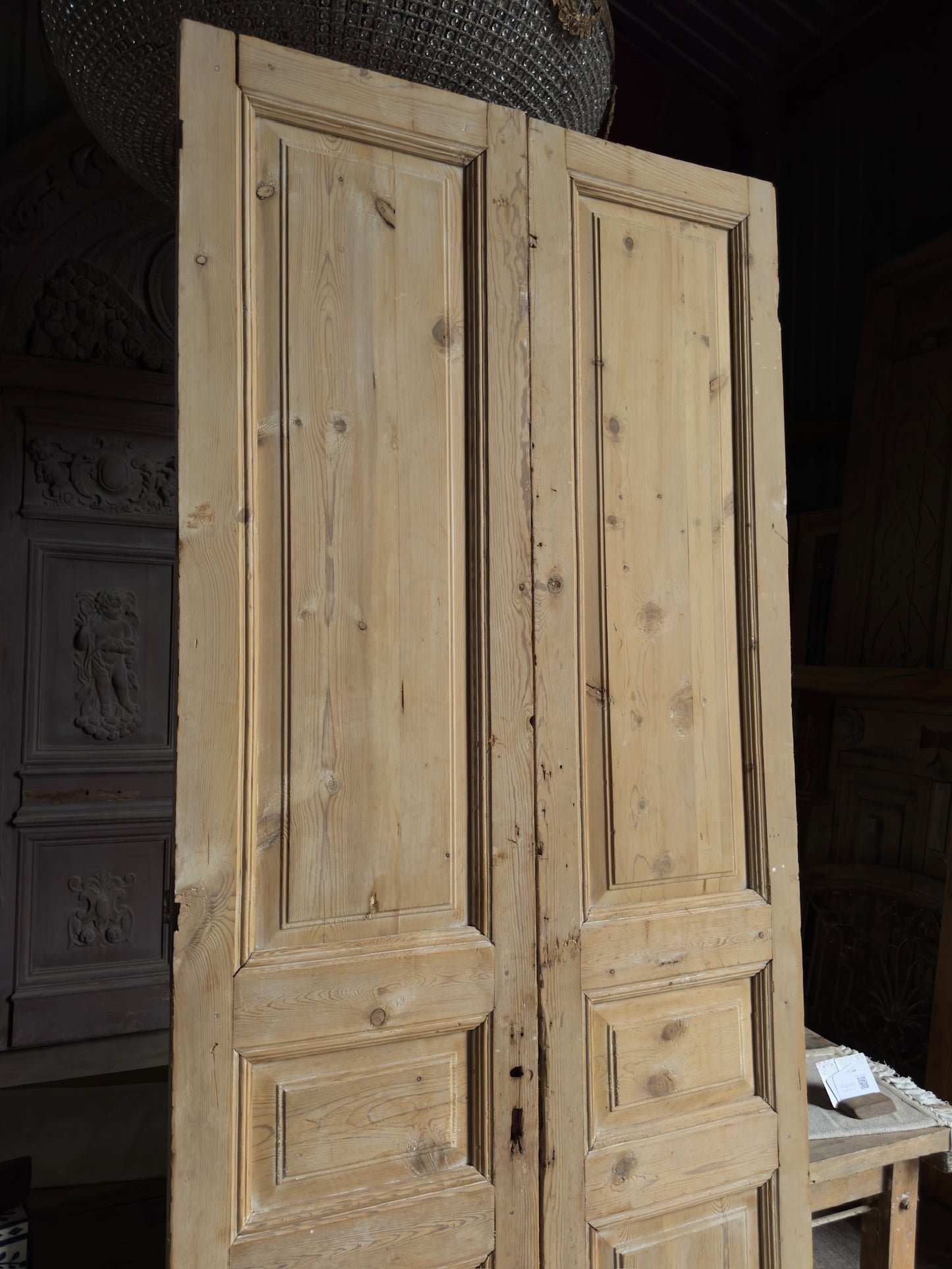 Solid French Antique Doors - 41.5x100.5 J532