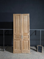 Antique 3 Panel Solid Double Doors - 42.5x101.5 - N670