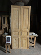 Solid Antique French Pair - 38.75x91 J544