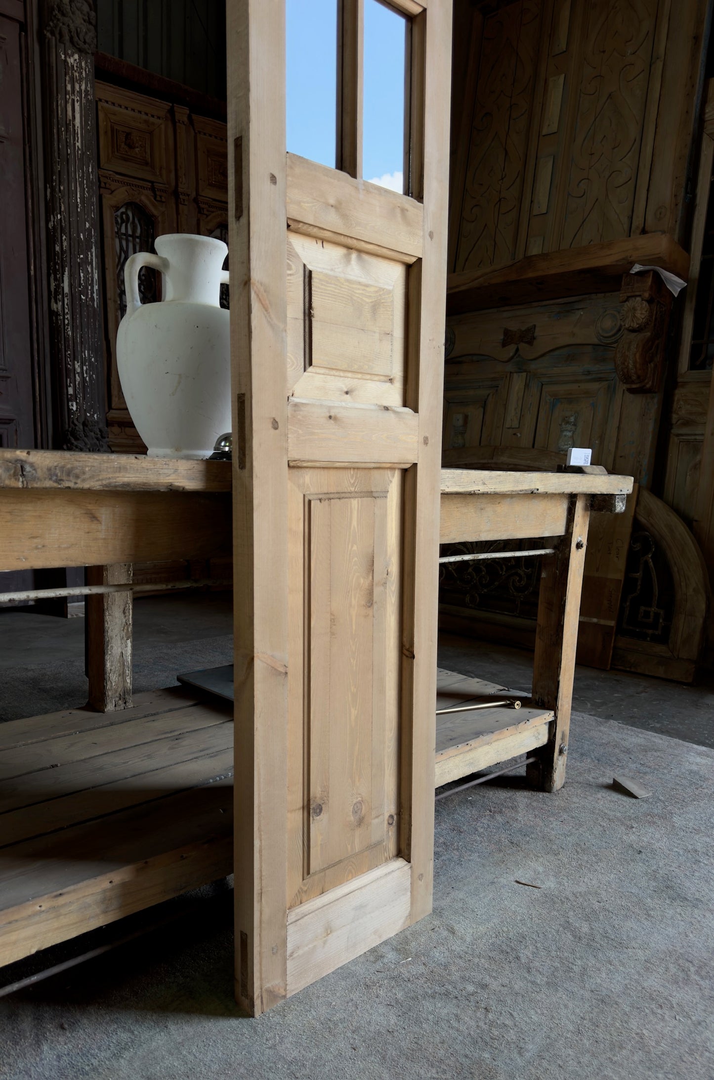 Handcrafted 8 Lite Single Glass Door - 16x96 L28