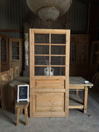 Handcrafted 8 Lite Single Glass Door - 36x80 L38