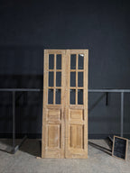 Antique Glass 6 Lite French Doors - 40x95.5 - N674