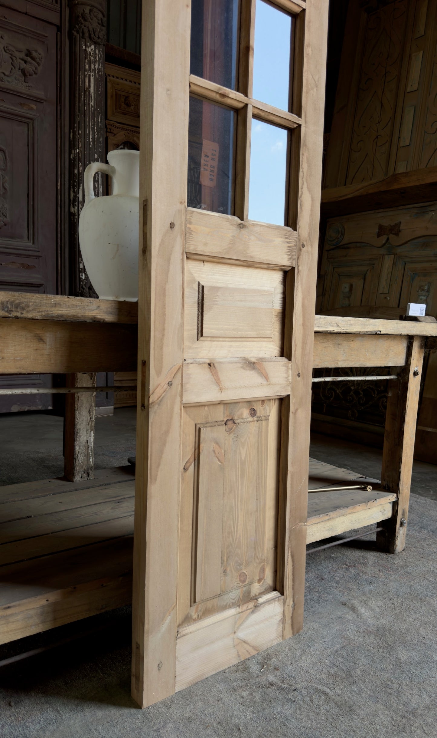 Handcrafted 8 Lite Single Glass Door - 18x80 L24