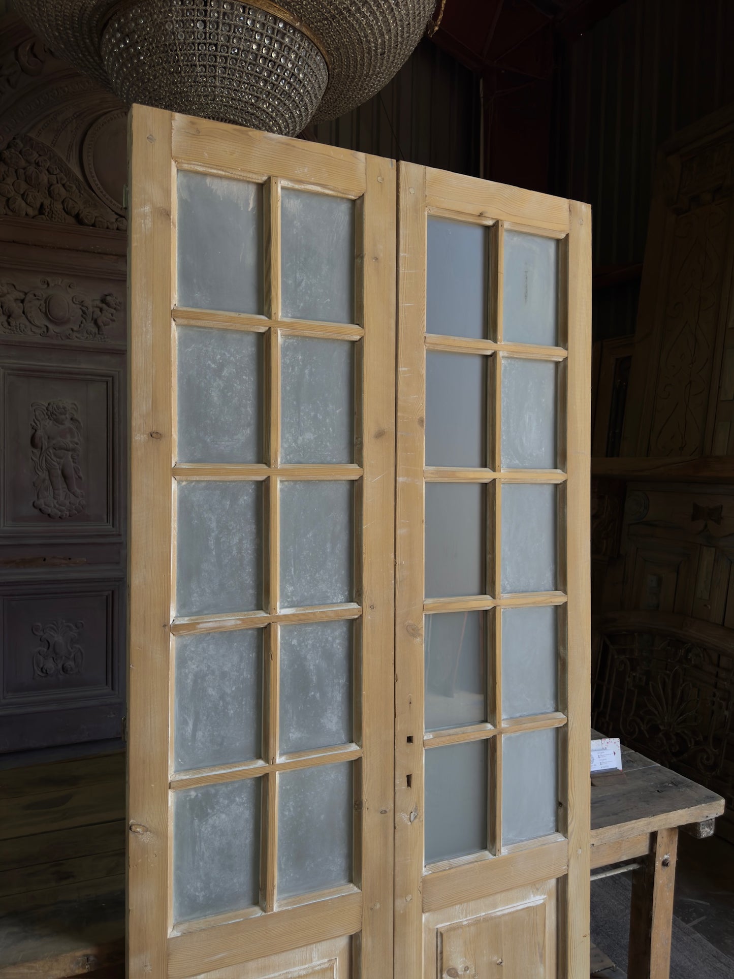 10 Lite Antique French Doors - 37.5x85.75 J565