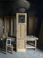 European 4 Panel Antique Glass Single Door - 24x91 - L53