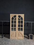 Antique Beveled Mirror French Doors - 45.75x84 - N146