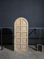 Antique 10 Panel Arched Solid Single Door - 34.5x84.5 - N266