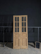 Antique Glass 6 Lite French Doors - 39.5x92 - N551