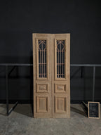 Antique Iron French Doors - 40.25x92.5 - N279