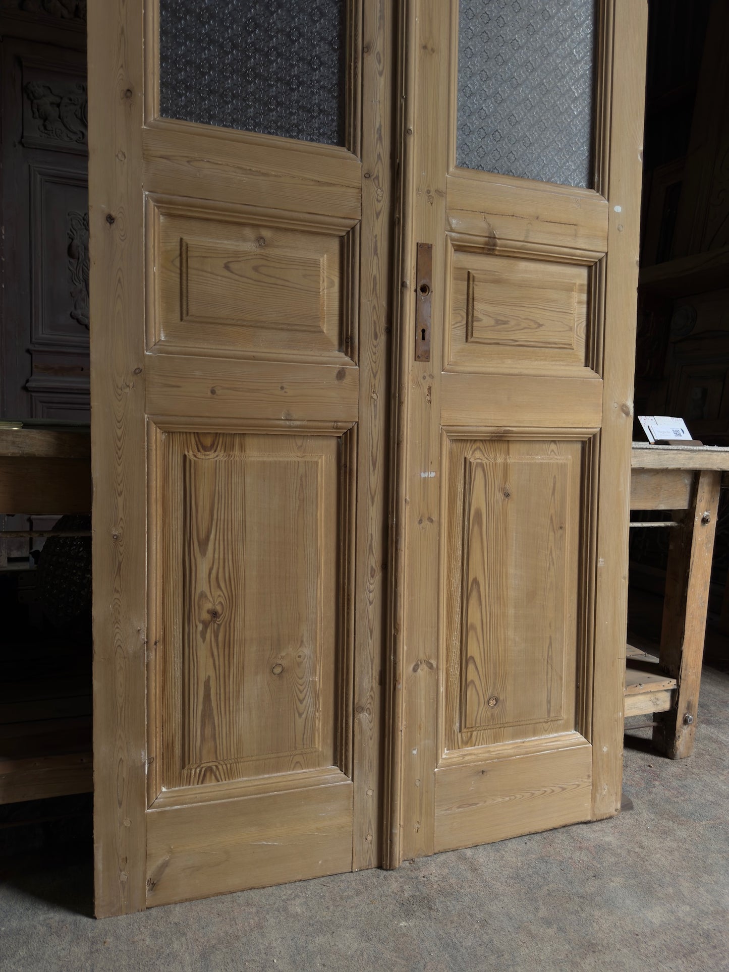 Antique French Glass Doors - 41.25x97 J540