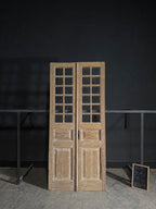 Antique Glass 12 Lite French Doors - 43.5x97.5 - N541