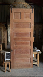7 Panel Antique Sliding Single Door With Track - 43x108.5 - L273