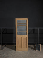 Antique Obscured Glass 4 Lite Single Door - 31.75x83.75 - N359