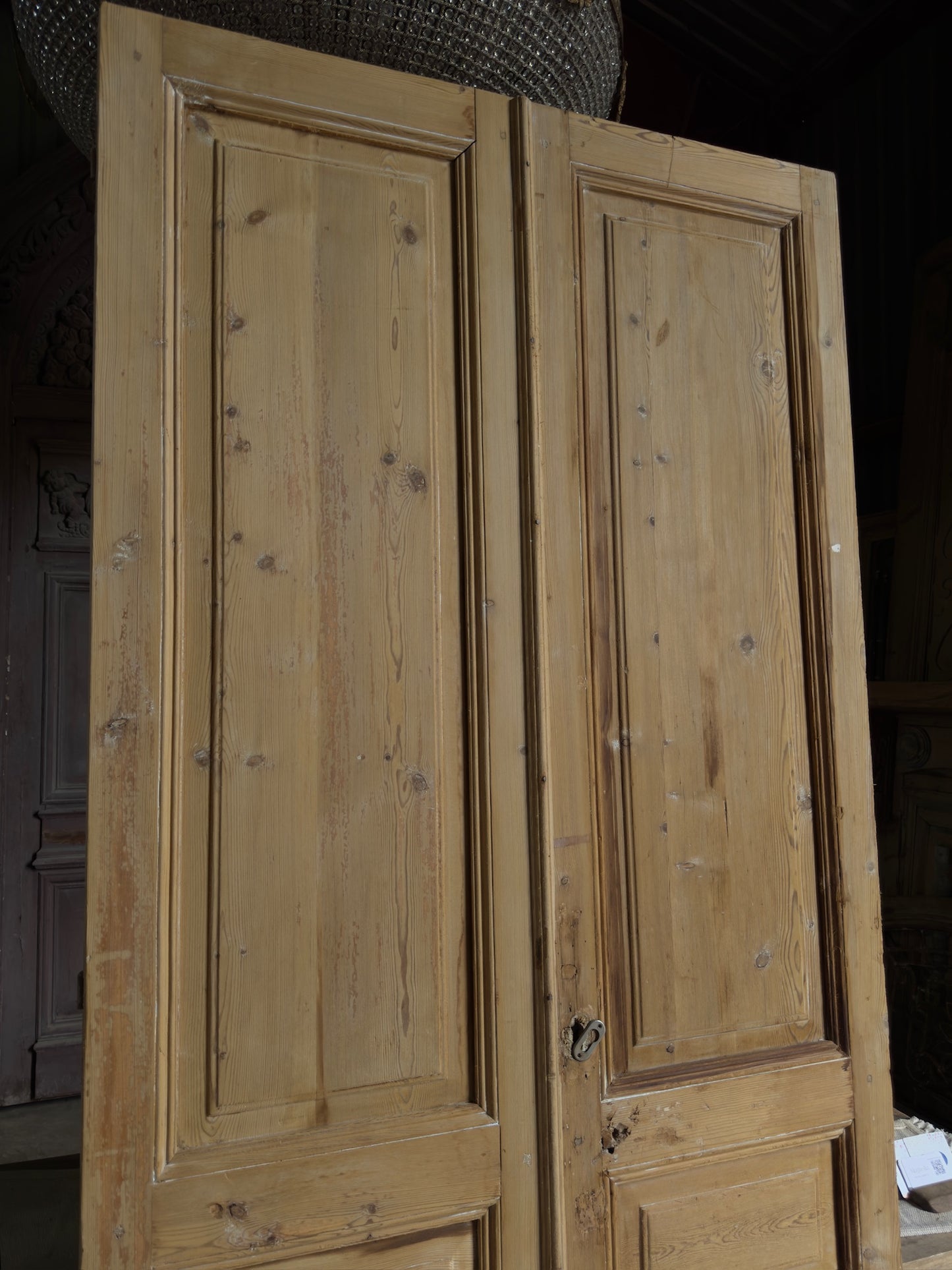 Solid Antique French Pair - 45x99.75 J541