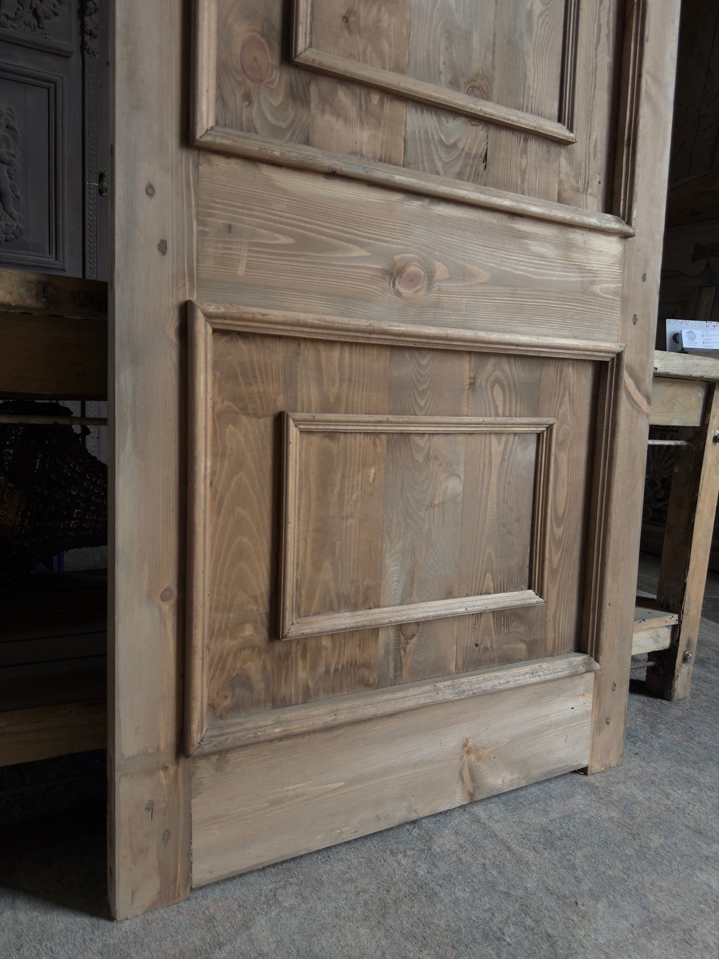 Handcrafted 2 Panel Solid Arched Door - 36x96 K9