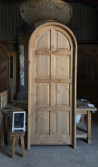 Handcrafted 8 Panel Arched Single Door - 36x96 - L499