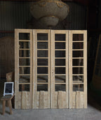 Antique Glass 10 Lite Bi-Fold Doors - 82.25x90.25 - L692