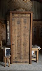 French Oak Plank Single Door - 34.5x93.5 - L444