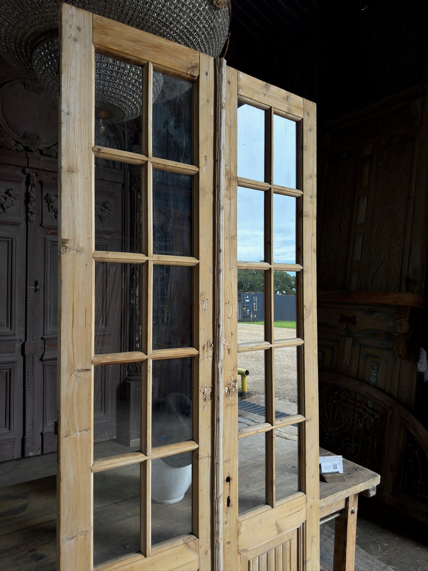 10 Lite Antique French Doors - 40.25x96.5 J581